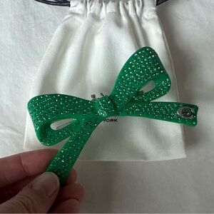 Coach Pave Bow Barrette